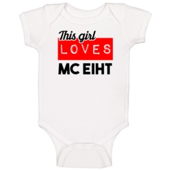 This Girl Loves Mc Eiht Hip Hop Artist Baby One Piece This Girl Loves Mc Eiht Hip Hop Artist Baby One Piece
