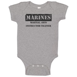 Martial Arts Instructor-trainer Marines Baby One Piece Martial Arts Instructor-trainer Marines Baby One Piece