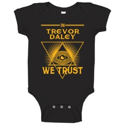 In Trevor Daley We Trust Pittsburgh Hockey Baby One Piece In Trevor Daley We Trust Pittsburgh Hockey Baby One Piece