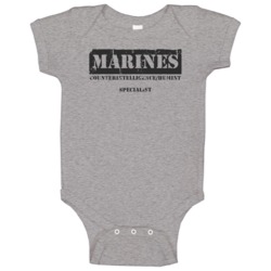 Counterintelligence/humint Specialist Marines Baby One Piece Counterintelligence/humint Specialist Marines Baby One Piece
