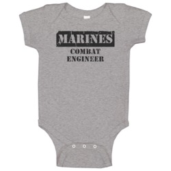 Combat Engineer Marines Baby One Piece Combat Engineer Marines Baby One Piece