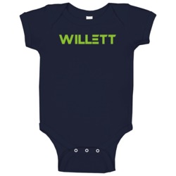 Willett Popular Robot Inspired First Name Baby One Piece Willett Popular Robot Inspired First Name Baby One Piece