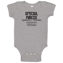 Special Forces Warrant Officer Us Army Military Occupation Baby One Pi Special Forces Warrant Officer Us Army Military Occupation Baby One Pi
