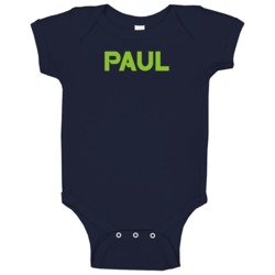 Paul Popular Robot Inspired First Name Baby One Piece Paul Popular Robot Inspired First Name Baby One Piece