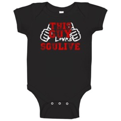 This Guy Loves Soulive Hip Hop Baby One Piece This Guy Loves Soulive Hip Hop Baby One Piece