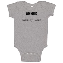 Cavalry Scout Us Army Military Occupation Baby One Piece Cavalry Scout Us Army Military Occupation Baby One Piece