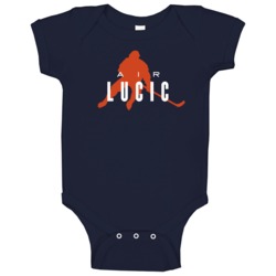 Air Milan Lucic Edmonton Hockey Baby One Piece Air Milan Lucic Edmonton Hockey Baby One Piece