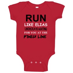 Elias Lindholm Charlotte North Carolina Run Inspiration Baby One Piece Elias Lindholm Charlotte North Carolina Run Inspiration Baby One Piece