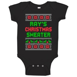Ray Ugly Christmas Sweater Funny Custom Name Holiday Gift Baby One Pie Ray Ugly Christmas Sweater Funny Custom Name Holiday Gift Baby One Pie