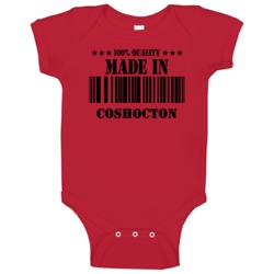 Coshocton Ohio Made In Born In Baby One Piece Coshocton Ohio Made In Born In Baby One Piece