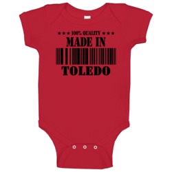 Toledo Ohio Made In Born In Baby One Piece Toledo Ohio Made In Born In Baby One Piece