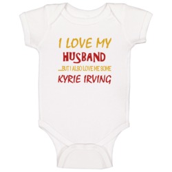 Kyrie Irving Sports Love Me Some Baby One Piece Kyrie Irving Sports Love Me Some Baby One Piece