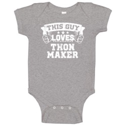 This Guy Loves Thon Maker Milwaukee Basketball Baby One Piece This Guy Loves Thon Maker Milwaukee Basketball Baby One Piece