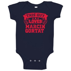 This Guy Loves Marcin Gortat Washington Basketball Baby One Piece This Guy Loves Marcin Gortat Washington Basketball Baby One Piece