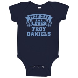 This Guy Loves Troy Daniels Memphis Basketball Baby One Piece This Guy Loves Troy Daniels Memphis Basketball Baby One Piece