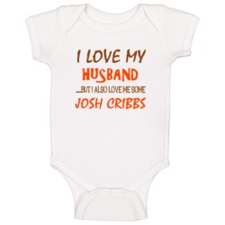 Josh Cribbs Sports Love Me Some Baby One Piece Josh Cribbs Sports Love Me Some Baby One Piece