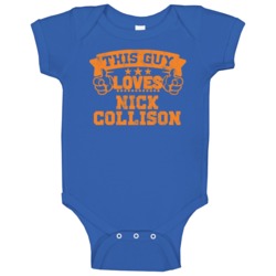 This Guy Loves Nick Collison Oklahoma City Basketball Baby One Piece This Guy Loves Nick Collison Oklahoma City Basketball Baby One Piece