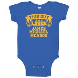 This Guy Loves James Michael Mcadoo Golden State Basketball Baby One P This Guy Loves James Michael Mcadoo Golden State Basketball Baby One P