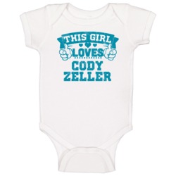 This Girl Loves Cody Zeller Charlotte Basketball Baby One Piece This Girl Loves Cody Zeller Charlotte Basketball Baby One Piece