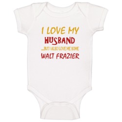 Walt Frazier Sports Love Me Some Baby One Piece Walt Frazier Sports Love Me Some Baby One Piece
