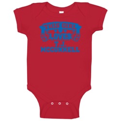 This Girl Loves Tj Mcconnell Philadelphia Basketball Baby One Piece This Girl Loves Tj Mcconnell Philadelphia Basketball Baby One Piece