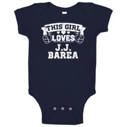 This Girl Loves Jj Barea Dallas Basketball Baby One Piece This Girl Loves Jj Barea Dallas Basketball Baby One Piece