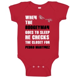 Pedro Martinez Sports Boogeyman Baby One Piece Pedro Martinez Sports Boogeyman Baby One Piece