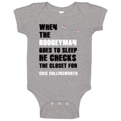 Cris Collinsworth Sports Boogeyman Baby One Piece Cris Collinsworth Sports Boogeyman Baby One Piece