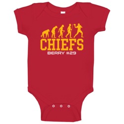 Evolution Eric Berry Kansas City Football Team Fan Baby One Piece Evolution Eric Berry Kansas City Football Team Fan Baby One Piece