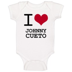 Johnny Cueto Sports I Love Baby One Piece Johnny Cueto Sports I Love Baby One Piece