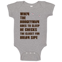 Brian Sipe Sports Boogeyman Baby One Piece Brian Sipe Sports Boogeyman Baby One Piece