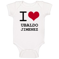 Ubaldo Jimenez Sports I Love Baby One Piece Ubaldo Jimenez Sports I Love Baby One Piece