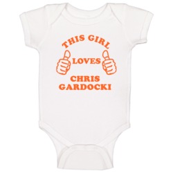 Chris Gardocki Sports This Girl Loves Baby One Piece Chris Gardocki Sports This Girl Loves Baby One Piece