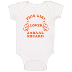 Jabaal Sheard Sports This Girl Loves Baby One Piece Jabaal Sheard Sports This Girl Loves Baby One Piece