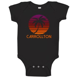 Carrollton Fading Sunrise Glory Favorite City Baby One Piece Carrollton Fading Sunrise Glory Favorite City Baby One Piece