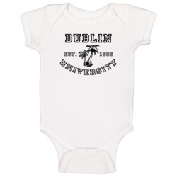 Dublin University Est 1986 Parody Favorite City Baby One Piece Dublin University Est 1986 Parody Favorite City Baby One Piece