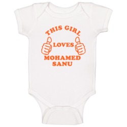 Mohamed Sanu Sports This Girl Loves Baby One Piece Mohamed Sanu Sports This Girl Loves Baby One Piece