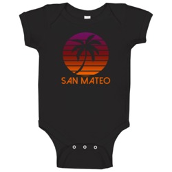 San Mateo Fading Sunrise Glory Favorite City Baby One Piece San Mateo Fading Sunrise Glory Favorite City Baby One Piece