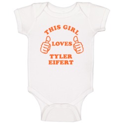 Tyler Eifert Sports This Girl Loves Baby One Piece Tyler Eifert Sports This Girl Loves Baby One Piece