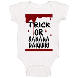 Banana Daiquiri Trick Or Drinks And Food Halloween Baby One Piece Banana Daiquiri Trick Or Drinks And Food Halloween Baby One Piece