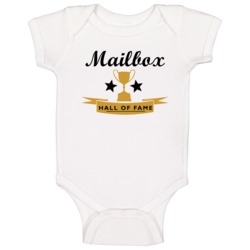 Mailbox Essential Hall Of Fame Baby One Piece Mailbox Essential Hall Of Fame Baby One Piece