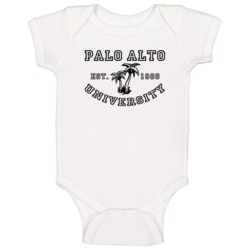 Palo Alto University Est 1986 Parody Favorite City Baby One Piece Palo Alto University Est 1986 Parody Favorite City Baby One Piece