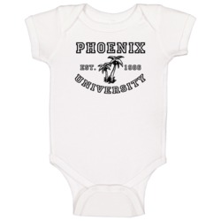 Phoenix University Est 1986 Parody Favorite City Baby One Piece Phoenix University Est 1986 Parody Favorite City Baby One Piece