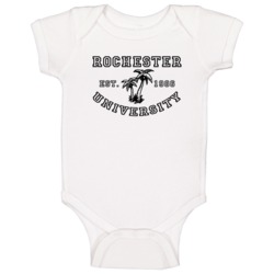 Rochester University Est 1986 Parody Favorite City Baby One Piece Rochester University Est 1986 Parody Favorite City Baby One Piece