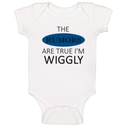 Wiggly The Rumors Are True Adjective Baby One Piece Wiggly The Rumors Are True Adjective Baby One Piece