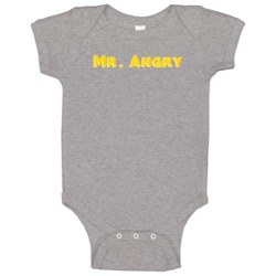 Mr Angry Adjective Funny Random Baby One Piece Mr Angry Adjective Funny Random Baby One Piece