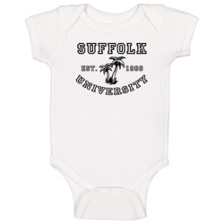Suffolk University Est 1986 Parody Favorite City Baby One Piece Suffolk University Est 1986 Parody Favorite City Baby One Piece