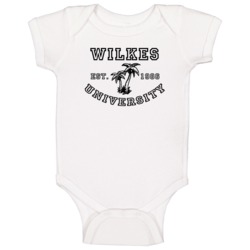 Wilkes University Est 1986 Parody Favorite City Baby One Piece Wilkes University Est 1986 Parody Favorite City Baby One Piece