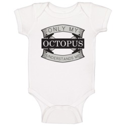 Octopus Only Understands Me Zoo Animal Baby One Piece Octopus Only Understands Me Zoo Animal Baby One Piece