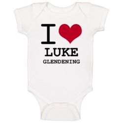 Luke Glendening Detroit Michigan Hockeytown I Love Baby One Piece Luke Glendening Detroit Michigan Hockeytown I Love Baby One Piece